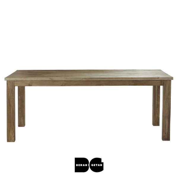 Table à manger Cargo en teck massif de Berah Getah