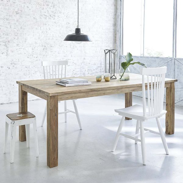 Table à manger Cargo en teck massif de Berah Getah