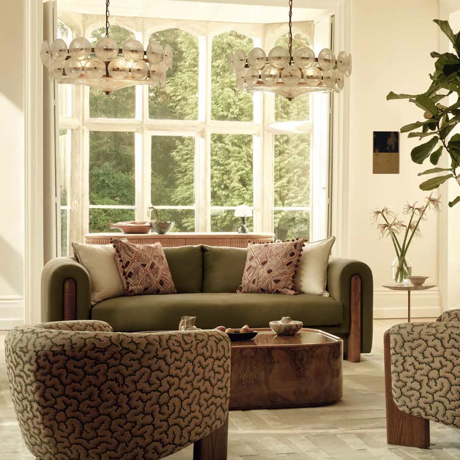Soho Home armchairs and sofas