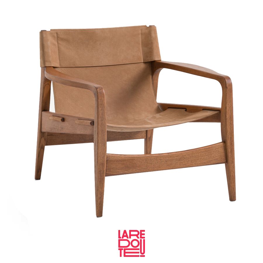 Sillón de piel Alberto de La Redoute
