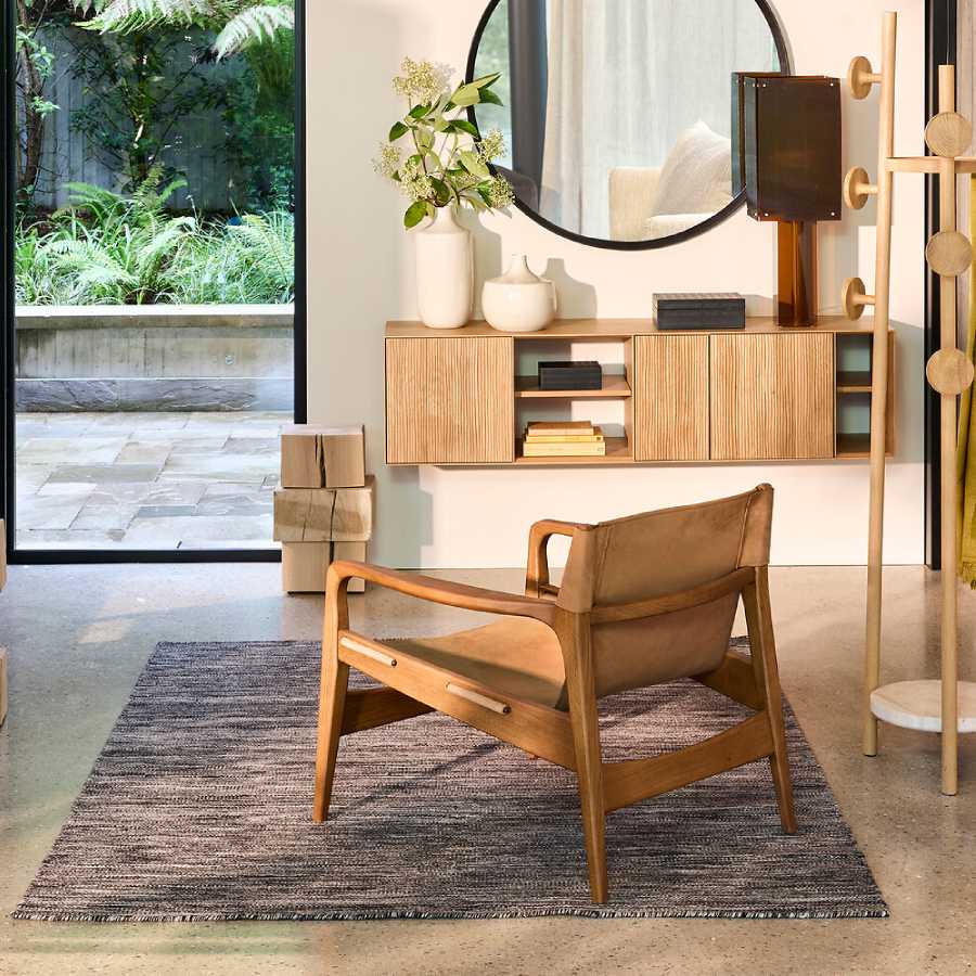 Sillón de piel Alberto de La Redoute