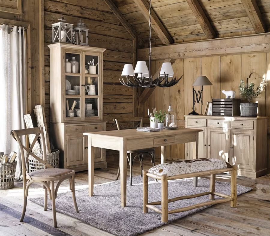 Decoración con estilo rústico