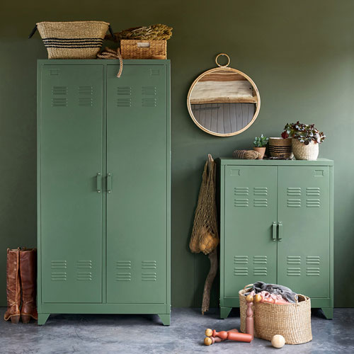 Green cabinets