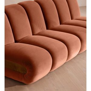 Noelle pink modular sofa by Soho Home