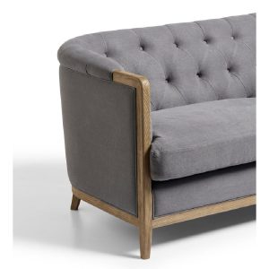 Venustas charcoal sofa by OKA