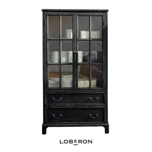 Vitrina negra Jarrowfield de Loberon