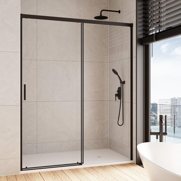 Mampara de ducha Urban en color negro
