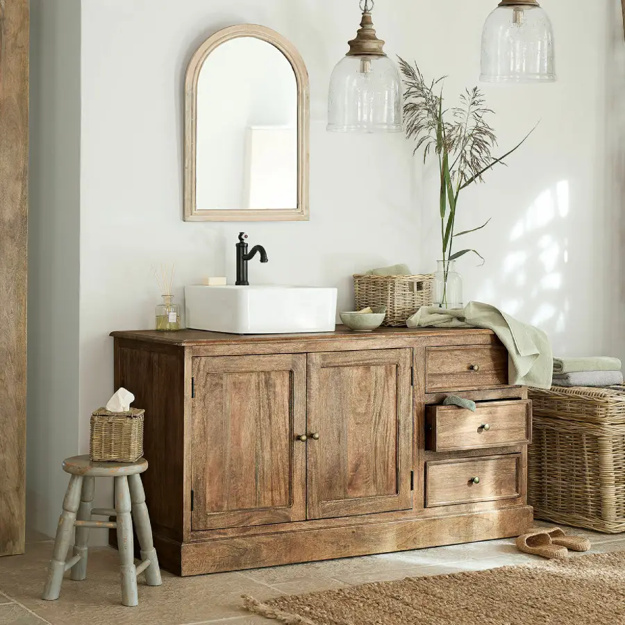 Mueble de lavabo de madera Dorchester de Loberon